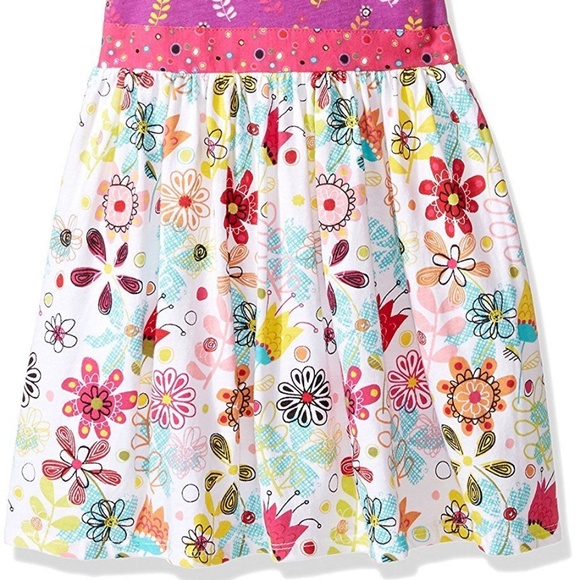 Jelly The Pug Dress Girls Floral Bow Knit 2T New - Picture 6 of 7